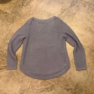 Chicos size 1 long sleeve sparkly sweater